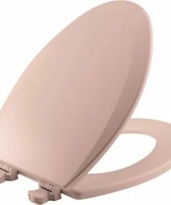 ROHL Sales 12 Budget 🥰 Bemis Elongated Closed Front Toilet Seat with Cover in Venetian Pink ✨