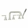 Coupon ✨ ROHL® Eclissi™ Three Handle Widespread Bathroom Sink Faucet in Polished Nickel Lever Handle 🔥 -ROHL Sales Query 1002