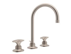 Brand new 🎁 ROHL® Michael Berman Graceline™ Two Handle Bathroom Sink Faucet in Satin Nickel 🌟 3 Brand new 🎁 ROHL® Michael Berman Graceline™ Two Handle Bathroom Sink Faucet in Satin Nickel 🌟