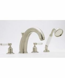 Promo 🎉 ROHL® Perrin & Rowe® Two Handle Roman Tub Faucet in Polished Chrome 🥰