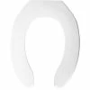 Coupon ⌛ Bemis Elongated Open Front Toilet Seat in White 👍 -ROHL Sales Query 103