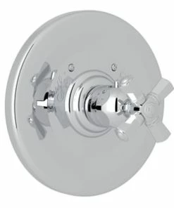 Cheap 🎁 ROHL® Palladian® 7-3/32 in. Brass Valve Trim in Polished Chrome 🥰