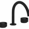 Flash Sale ✔️ ROHL® Palladian® Two Handle Widespread Bathroom Sink Faucet in Matte Black Knob Handle 🤩 -ROHL Sales Query 1043