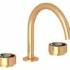 Best Sale 🧨 ROHL® Eclissi™ Two Handle Widespread Bathroom Sink Faucet in Satin Gold with Polished Chrome Accent Knob Handle ⭐ 2 Best Sale 🧨 ROHL® Eclissi™ Two Handle Widespread Bathroom Sink Faucet in Satin Gold with Polished Chrome Accent Knob Handle ⭐ -ROHL Sales Query 1050