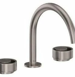 Best reviews of ⭐ ROHL® Palladian® Two Handle Widespread Bathroom Sink Faucet in Satin Nickel Knob Handle 💯