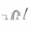 Hot Sale ⭐ ROHL® Perrin & Rowe® Holborn Two Handle Roman Tub Faucet in Satin Nickel 🥰 -ROHL Sales Query 1058
