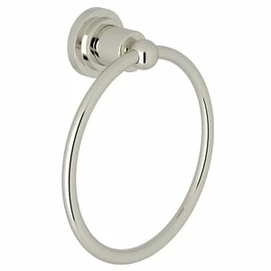 Outlet 🔥 ROHL® Campo™ Round Closed Towel Ring in Polished Nickel 😍 3 Outlet 🔥 ROHL® Campo™ Round Closed Towel Ring in Polished Nickel 😍