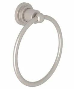 Coupon 🌟 ROHL® Campo™ Round Closed Towel Ring in Satin Nickel 🤩