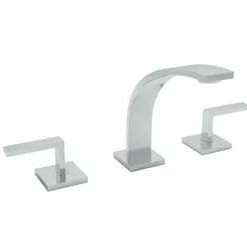 Flash Sale 👏 ROHL® Wave™ Two Handle Widespread Bathroom Sink Faucet in Polished Chrome 🎉