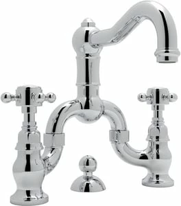 New ✨ ROHL® Acqui Two Handle Bathroom Sink Faucet in Polished Chrome 🌟 3 New ✨ ROHL® Acqui Two Handle Bathroom Sink Faucet in Polished Chrome 🌟