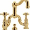 Outlet ❤️ ROHL® Aqui Two Handle Bathroom Sink Faucet in Inca Brass 🧨 -ROHL Sales Query 1113