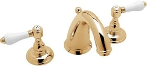 Flash Sale 🔔 ROHL® Palladian® Two Handle Bathroom Sink Faucet in Inca Brass 👍 3 Flash Sale 🔔 ROHL® Palladian® Two Handle Bathroom Sink Faucet in Inca Brass 👍