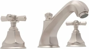 Flash Sale 🎉 ROHL® Palladian Two Handle Bathroom Sink Faucet in Satin Nickel 😍 3 Flash Sale 🎉 ROHL® Palladian Two Handle Bathroom Sink Faucet in Satin Nickel 😍