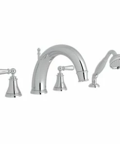 Best deal 🤩 ROHL® Perrin & Rowe® Bath Two Handle Roman Tub Faucet in Polished Chrome 🔥