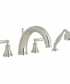 Wholesale 🎉 ROHL® Perrin & Rowe® Bath Two Handle Roman Tub Faucet in Polished Nickel 🌟