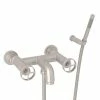 Discount 🤩 ROHL® Signature Wheel Handle Wall Mount Exposed Tub Set with Hand Shower in Satin Nickel 🎉 1 Discount 🤩 ROHL® Signature Wheel Handle Wall Mount Exposed Tub Set with Hand Shower in Satin Nickel 🎉 -ROHL Sales Query 1173