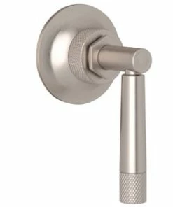 Flash Sale 🎉 ROHL® Michael Berman Graceline™ Trim with Single Lever Handle for 3/4 in. R1040R Volume Control Valve and R1062BO 3-way Diverter Valve in Satin Nickel ⌛