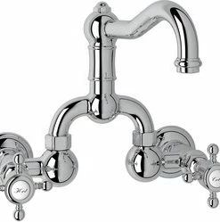 Wholesale 💯 ROHL® Acqui Two Handle Bathroom Sink Faucet in Polished Chrome 🤩