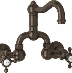 Wholesale 🌟 ROHL® Country Bath Two Handle Bathroom Sink Faucet in Tuscan Brass 🔔