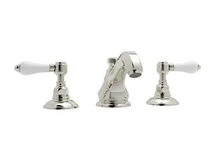 Deals 💯 ROHL® Palladian® Two Handle Widespread Bathroom Sink Faucet in Polished Nickel 😍 3 Deals 💯 ROHL® Palladian® Two Handle Widespread Bathroom Sink Faucet in Polished Nickel 😍