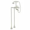 Outlet ✔️ ROHL® Italian Country Bath Floor Mount Tub Filler with Metal Triple Cross Handle and Hand Shower in Polished Nickel 💯 1 Outlet ✔️ ROHL® Italian Country Bath Floor Mount Tub Filler with Metal Triple Cross Handle and Hand Shower in Polished Nickel 💯 -ROHL Sales Query 1211