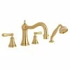 Best Pirce ❤️ ROHL® Georgian Era™ Two Handle Roman Tub Faucet in English Gold 🔔 -ROHL Sales Query 1213