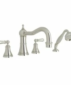 Best reviews of ⭐ Perrin & Rowe 20 gpm Tub Filler with Double Lever Handle in Polished Nickel ✨