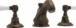 Best Sale 😍 ROHL® Country Bath Two Handle Bathroom Sink Faucet in Tuscan Brass 🛒