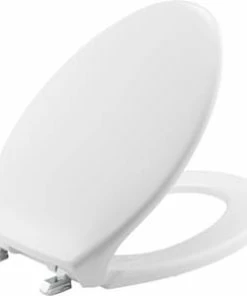 Top 10 ๐ Bemis Elongated Closed Front Toilet Seat with Cover in White ๐