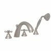 Outlet 😉 ROHL® Perrin & Rowe® Edwardian Two Handle Roman Tub Faucet in Satin Nickel ⭐ -ROHL Sales Query 1243