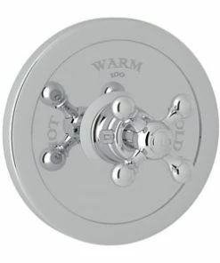 Outlet 👏 ROHL® Arcana™ Single Handle Bathtub & Shower Faucet in Polished Chrome (Trim Only) 🎉