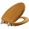 Buy 😍 Bemis Elongated Closed Front Toilet Seat with Cover in Natural Oak 👍 -ROHL Sales Query 1266