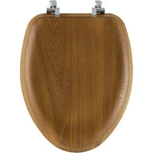 Buy ๐ Bemis Elongated Closed Front Toilet Seat with Cover in Natural Oak ๐ 5 Buy ๐ Bemis Elongated Closed Front Toilet Seat with Cover in Natural Oak ๐ - Image 3