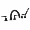 Best Pirce 🧨 ROHL® Miscelo™ Two Handle Roman Tub Faucet in Matte Black ⌛ -ROHL Sales Query 1270