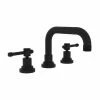 Budget 🔥 ROHL® Campo Two Handle Widespread Bathroom Sink Faucet in Matte Black 😀 -ROHL Sales Query 1278