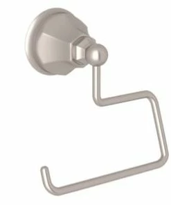 Flash Sale ⌛ ROHL® Matheson™ Wall Mount Toilet Tissue Holder in Satin Nickel 💯