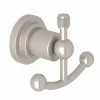 Promo ⭐ ROHL® Campo™ Double Robe Hook in Satin Nickel ⭐ -ROHL Sales Query 1292