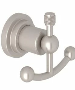 Promo ⭐ ROHL® Campo™ Double Robe Hook in Satin Nickel ⭐