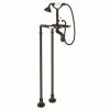 Deals 😉 ROHL® East Linear Floor Mount Tub Filler with Porcelain Triple Lever Handle and Hand Shower in Tuscan Brass 👏 2 Deals 😉 ROHL® East Linear Floor Mount Tub Filler with Porcelain Triple Lever Handle and Hand Shower in Tuscan Brass 👏 -ROHL Sales Query 1299