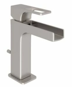 Top 10 🔔 ROHL® Quartile™ Single Handle Waterfall Bathroom Sink Faucet in Satin Nickel Lever Handle 🎁