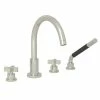 Discount 😉 ROHL® Eclissi™ Two Handle Roman Tub Faucet in Polished Nickel ❤️ -ROHL Sales Query 1312