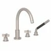 Discount ✔️ ROHL® Eclissi™ 4 gpm Tub Filler with Double Cross Handle in Satin Nickel 🧨 2 Discount ✔️ ROHL® Eclissi™ 4 gpm Tub Filler with Double Cross Handle in Satin Nickel 🧨 -ROHL Sales Query 1313