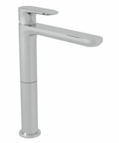 Buy ❤️ ROHL® MEDA™ Deck Mount Bathroom Sink Faucet with Single Lever Handle in Polished Chrome 🔥