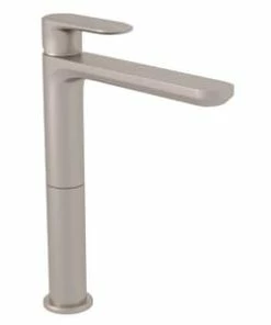 New 😀 ROHL® MEDA™ Single Handle Vessel Filler Bathroom Sink Faucet in Satin Nickel Lever Handle 👍
