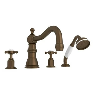 Budget ⌛ ROHL® Perrin & Rowe® Bath Two Handle Roman Tub Faucet in English Bronze 🎉 3 Budget ⌛ ROHL® Perrin & Rowe® Bath Two Handle Roman Tub Faucet in English Bronze 🎉