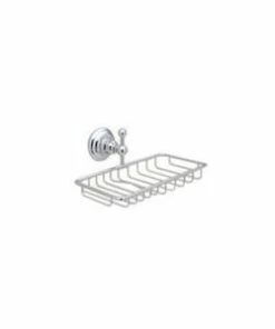 New 👏 ROHL® Viaggio Wall Mount Double Soap Basket Holder in Polished Chrome 🥰