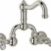 Cheapest 😍 ROHL® Country Bath Wall Mount Bridge Bathroom Sink Faucet with Double Porcelain Lever Handle in Polished Nickel ⭐ 1 Cheapest 😍 ROHL® Country Bath Wall Mount Bridge Bathroom Sink Faucet with Double Porcelain Lever Handle in Polished Nickel ⭐ -ROHL Sales Query 1367