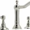 Outlet 🔥 ROHL® Country Bath Two Handle Widespread Bathroom Sink Faucet in Polished Nickel ✨ -ROHL Sales Query 1372