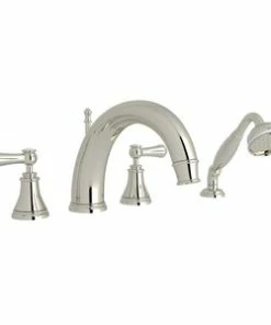 Coupon 🎁 ROHL® Perrin & Rowe® Bath Two Handle Roman Tub Faucet in Polished Nickel 😀