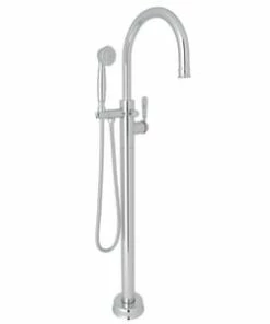 Budget 😍 ROHL® Eclissi™ Single Handle Lever Floor Mount Filler in Polished Chrome 🔔